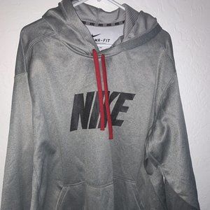 Nike Therma-Fit Pullover Training Hoodie Men Gray Pocket Size 2XL